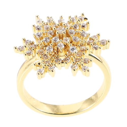 TOVINANNA Zirkon Öffnungsring Schneeflockenringe Schneeflockenschmuck Partyschmuck Statementringe Frauen Öffnungsring Hochzeitsschmuck Feiertagsschmuck Ehering Vintage Ringe Strasssteine TOVINANNA Zirkon Öffnungsring Schneeflockenringe Schneeflockenschmuck Partyschmuck Statementringe Frauen Öffnungsring Hochzeitsschmuck Feiertagsschmuck Ehering Vintage Ringe Strasssteine von TOVINANNA