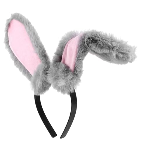 TOVINANNA Plüsch Hase Ohren Haarreif Für Ostern Kuschelige Bunny Ohren Für Kostümpartys Fotorequisiten Und Feiertagsfeiern Trendiges Zubehör Für Mädchen Und von TOVINANNA