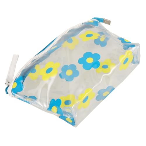 TOVINANNA wasserdichte Kosmetiktasche mit Stilvollem Blumenmuster Transparentes Reiseaccessoire für Make Up Toilettenartikel für Damen Unterwegs TOVINANNA wasserdichte Kosmetiktasche mit Stilvollem Blumenmuster Transparentes Reiseaccessoire für Make Up Toilettenartikel für Damen Unterwegs von TOVINANNA