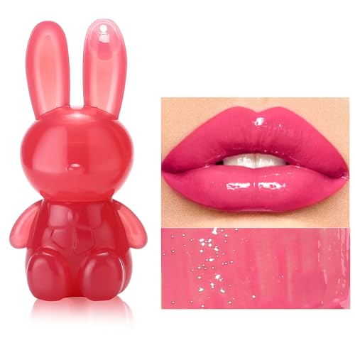 6 Farben Feuchtigkeitsspenstig Feuchtigkeitsspendende Lipgloss Feuchtigkeitsspendende Lipglasurkaninchen Lipglaze Flüssiger Lippenstift Leicht Zu Auftragen Für Frauen von TOWARDSNAN
