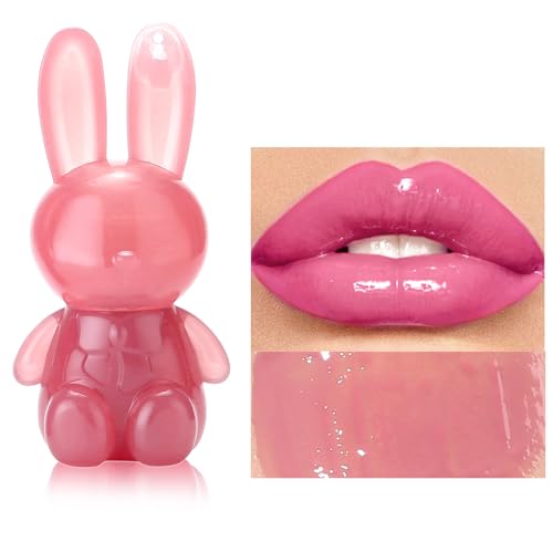 6 Farben Feuchtigkeitsspenstig Feuchtigkeitsspendende Lipgloss Feuchtigkeitsspendende Lipglasurkaninchen Lipglaze Flüssiger Lippenstift Leicht Zu Auftragen Für Frauen von TOWARDSNAN