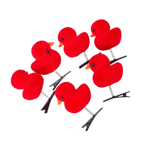 Mädchen Haarclip Enten Frauen Kinder Haargrenzen Adorchierbarer Kopfschmuck Barrettes Entenform Süße 2000er Mädchen Haarnadeln von TOWARDSNAN