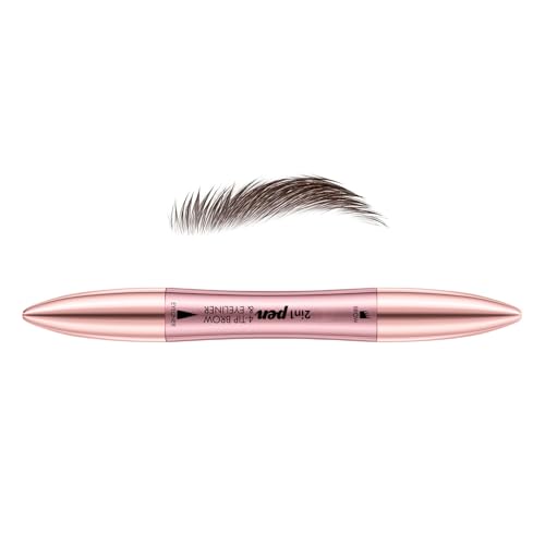 Microblading Eyebrow Stift Augenbrauenbleistift 2 In 1 Duals Eye Brow Bleistift Mit 4 Gabelspitze Und Präzise Pinselspitze von TOWARDSNAN