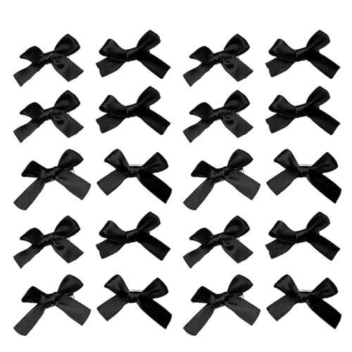 TOWARDSNAN 20pcs Bowknot Haare Clip Side Pons Haarnadel Bunte Band Bögen Haare Clip Handgemachtes Clip Haarschmuck Ornamente von TOWARDSNAN