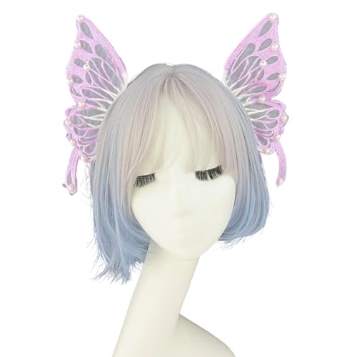 TOWARDSNAN Baroques Perlen Verschönerte Fairys Haarteil Zartes Haarschmuck Mesh Textur Für Renaissances Cosplay Fotografie von TOWARDSNAN