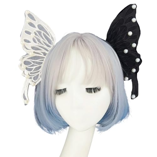 TOWARDSNAN Baroques Perlen Verschönerte Fairys Haarteil Zartes Haarschmuck Mesh Textur Für Renaissances Cosplay Fotografie von TOWARDSNAN