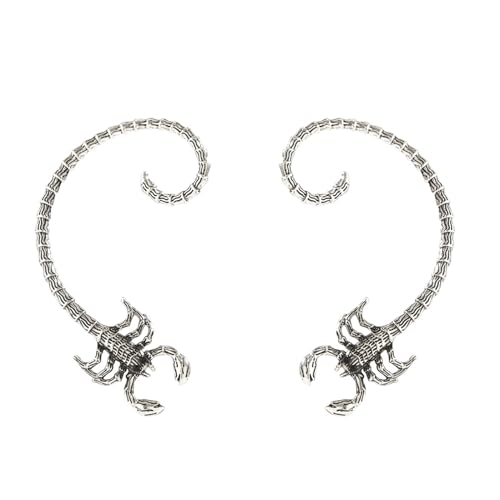 TOWARDSNAN Einstellbare Skorpionohrclips Ohrring Übertriebener Crawler Wrap Ohrring Für Frauen Mädchen Clip On Ohrringe Geschenk von TOWARDSNAN