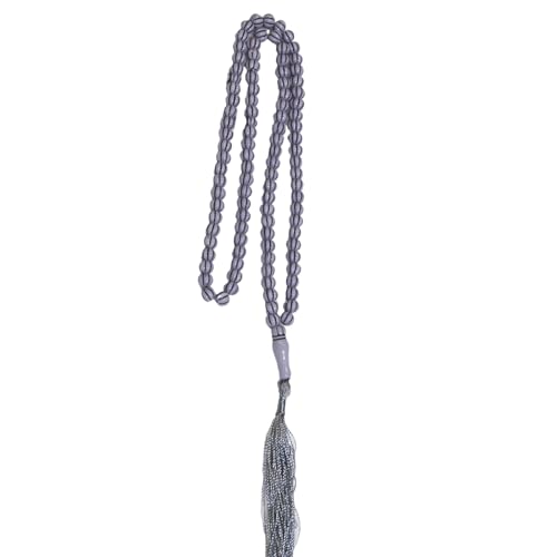 TOWARDSNAN Kompakt 99 Perlen Holzmeditation Armband Leicht Buddhistische Rosenkranzschmuck Mit Bequemem Stretchdesign Glatte Polierte Holzperlen von TOWARDSNAN