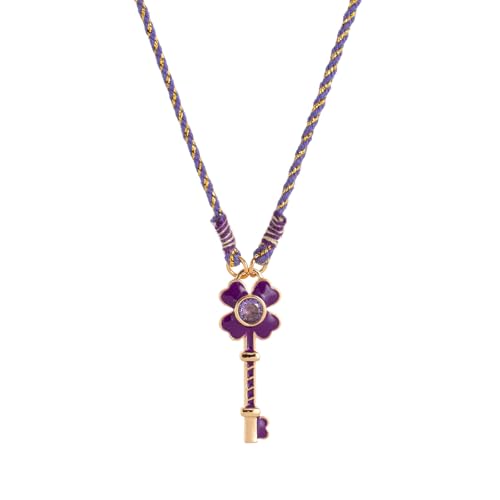 TOWARDSNAN Künstlerische Tropf Herzblatt Anhänger Halskette Symbolisiert Vergnügen Positivität Modische Schichtkette Accessoire Kupfer Trendy Dopamin Farbe Mode Halskette von TOWARDSNAN