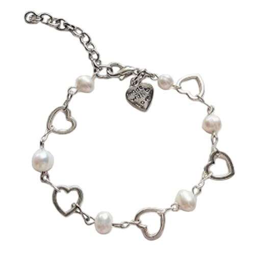 TOWARDSNAN Niedliche Star Charme Armbänder Mode Armband Eleganer Bangle Einfache Perlenperlen Armband Schmucktemperament Armreif von TOWARDSNAN