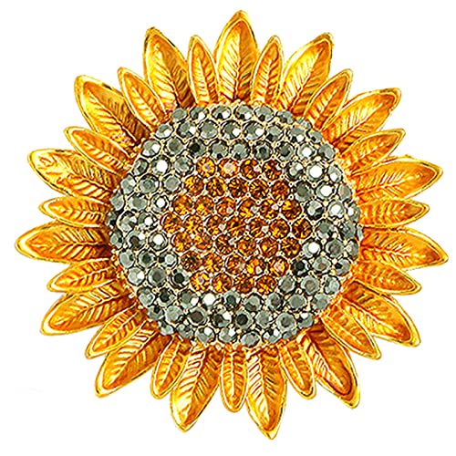Tropföl Bemalt Süß Für Strasssonne Sonnenblume Brosche Corsage Kleid von TOWARDSNAN