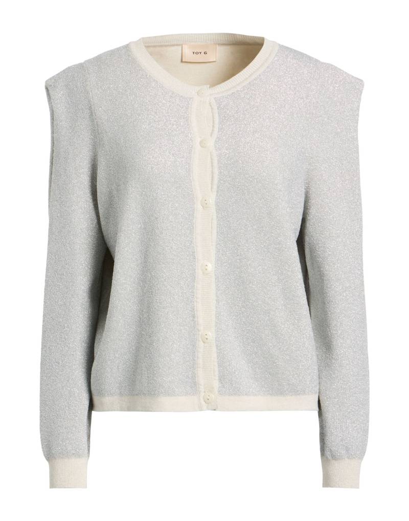 TOY G. Strickjacke Damen Hellgrau von TOY G.