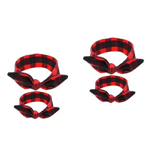 TOYANDONA 2st Stirnbänder Für Kleinkinder Kopftuch Für Kleinkinder Kleinkind Stirnband Säuglingsanzug Anzug Für Kleinkinder Kleinkind Turban Plaid Baby Haarschmuck von TOYANDONA