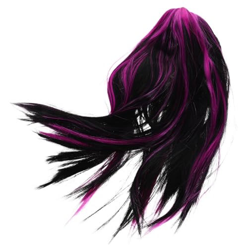 Anime Cosplay Gerade Perücke für Halloween Kostümparty Stylische Synthetikhaare für Damen mit Lebendigen Farben und Einzigartigem Design von TOYANDONA