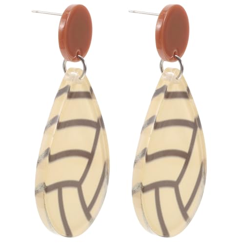 TOYANDONA 1 Paar Sportliche Ohrringe mit Ballform Einzigartige Ohrringe für Frauen für Sportkleidung Leichte und Bequeme Anhänger TOYANDONA 1 Paar Sportliche Ohrringe mit Ballform Einzigartige Ohrringe für Frauen für Sportkleidung Leichte und Bequeme Anhänger von TOYANDONA
