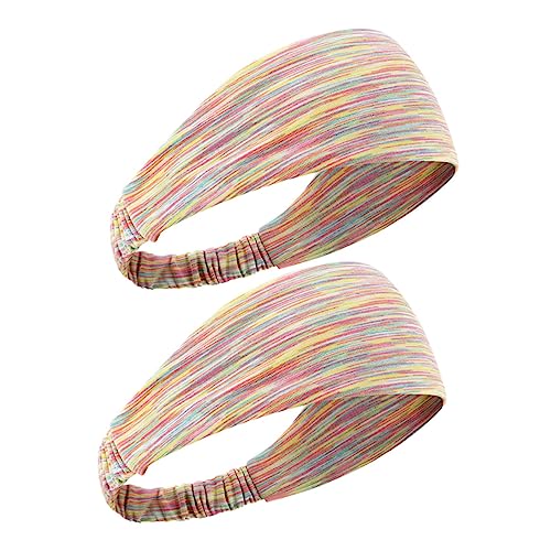 TOYANDONA 2stücke Seidige Stirnbänder Für Sport Make-up Und Spa-aktivitäten Farbig von TOYANDONA
