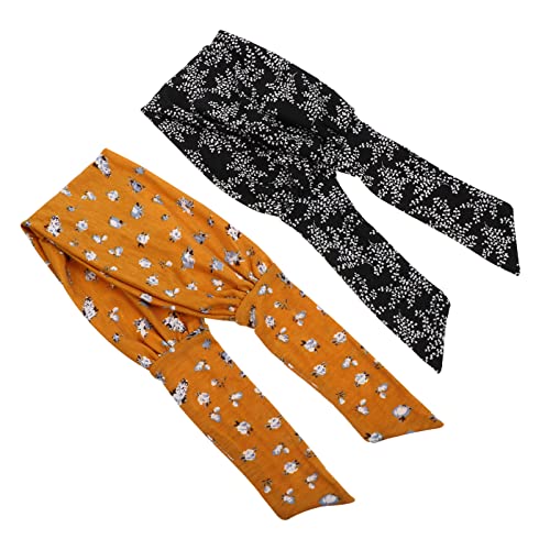 TOYANDONA 2stücke Pack Damen Sport Stirnband Atmungsaktiv Elastisches Yoga Haarband Schweißband Für Laufen Fitness von TOYANDONA