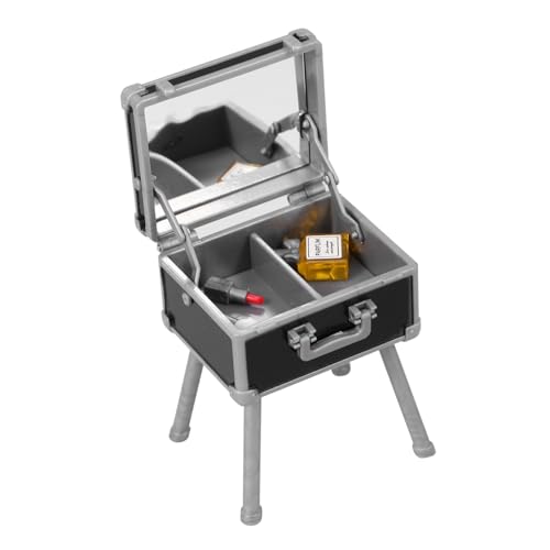 TOYANDONA 1satz Miniature Schminkkoffer Für Puppenhaus Kosmetikbox Für Lippenstift Parfüm Und Make-up Modelle Kompakt Leicht Zur Dekoration Und Aufbewahrung von TOYANDONA