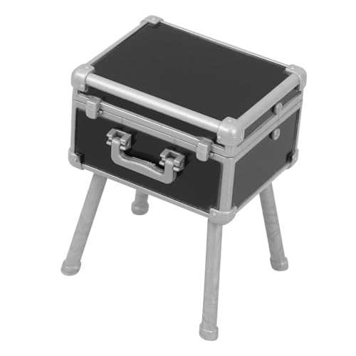 TOYANDONA 1 Satz Mini-Kosmetikkoffer Mini-Kosmetiktasche Parfüm Kleine Schminktasche Für Die Handtasche Gesteppte Schminktasche Make-up-organisatoren Puppenhausdekoration Schminkspiegel Abs von TOYANDONA