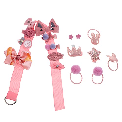 TOYANDONA 1 Satz Schleife Haarnadel Kinderanzug baby haargummis Haarspangen Haarklammer Haargummis für Mädchen Haarschmuck für Kinder kein Haarschaden Ausgabekarte Geschenkpackung Stirnband von TOYANDONA