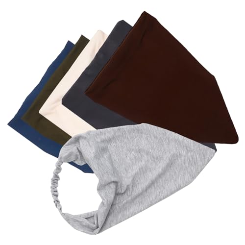 TOYANDONA 1 Satz Teiliges Elastische Haarbänder Frauen Boho Haarbandanas Vielseitige Kopfbedeckungen Für Atmungsaktivem Material Farben 6 Stück von TOYANDONA