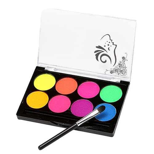 TOYANDONA Farben Fluoreszierende Wasserlösliche Körper Und Gesichtsmalfarbe Für Festivals Und -make-up Für Kreative Designs Und Praktische Anwendungen von TOYANDONA