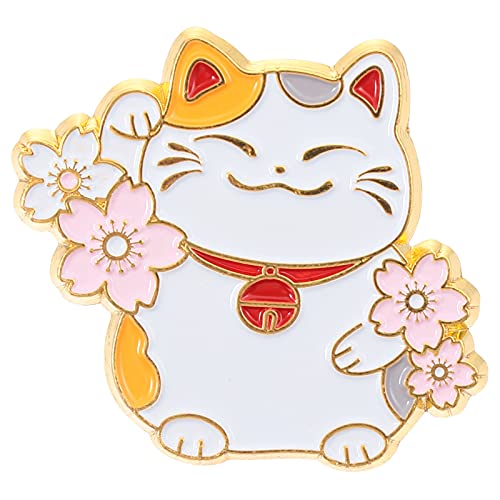 TOYANDONA 1 stück Katze brosche japanische Stil brosche Cartoon glück Katze pin Kleidung zubehör von TOYANDONA