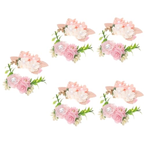 TOYANDONA 10 Blumenkopfschmuck hair accessories for girls hochzeitshaar schmuck Blumen für Haare Alligator-Haarspange Haarschmuck für Kinder Blumenmädchen Haarspange Blumenklammern Süss von TOYANDONA