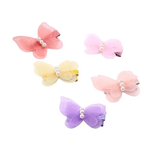 10 Stk kinder haarspangen haarspange kinder Chiffon Haarspangen Party-Haarspange haarspangen set Haarspangen-Set haarschmuck Koreanische Version Haarnadel Blütenkopf Baby von TOYANDONA