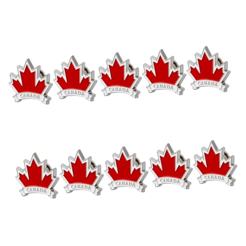 TOYANDONA 10 Stück Eleganter Metall Emaille Anstecker für Männer und Frauen für Jacken Anzüge und Schals Inspiriert von Leicht und Strapazierfähig von TOYANDONA