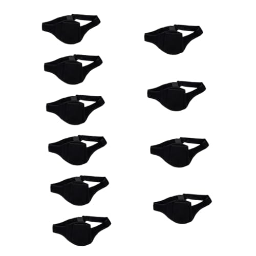 TOYANDONA Handyständer 10 Stück Packung Mikrofon Gürteltasche Telefonhalterung Mikrofontasche Beutel Fitness-mikrofongürtel Telefonständer Sport Stand Taucherstoff Leer Drehscheibe Damen von TOYANDONA