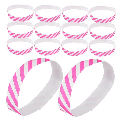 TOYANDONA 100 Stück Papierarmbänder Papierarmbänder Armbänder Für Events Eventarmbänder Bulk Einweg Eventarmbänder Dekorative Armbänder Eintrittsarmbänder Pink TOYANDONA 100 Stück Papierarmbänder Papierarmbänder Armbänder Für Events Eventarmbänder Bulk Einweg Eventarmbänder Dekorative Armbänder Eintrittsarmbänder Pink von TOYANDONA