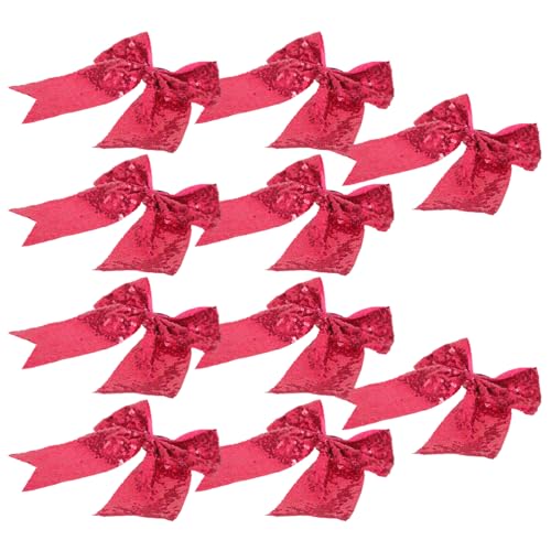TOYANDONA 10stücke Cheerleader Haarschleifen Mit Schleife Haargummis Für Mädchen Haarbänder Für Frauen Langlebig Aus Leicht Zu Tragen Für Verschiedene Frisuren Und Anlässe von TOYANDONA