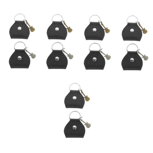 TOYANDONA 10stücke Guitar Pick Holder Keychain Tragbare Tasche Mit Schlüsselring Für Gitarristen Praktischer Organizer Für Gitarrenplektren Und Schützt Vor Kratzern Und Verschmutzungen von TOYANDONA