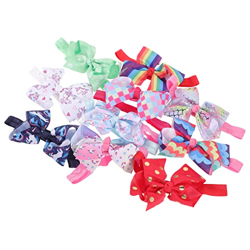TOYANDONA 10stücke Teiliges Mädchen Haarbänder Mit Schleife Niedliche Kopfbedeckungen Für Neugeborene Und Kleinkinder Farbenfrohe Haaraccessoires Für Festlichkeiten Und von TOYANDONA