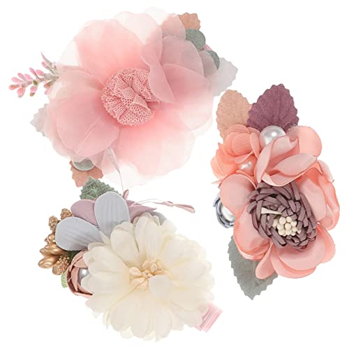 TOYANDONA 12 Stk Haarspange Blumenhaarspange für Mädchen Zubehör kinder haarspangen haarspange kinder Geschenke Haarklammer Haarspangen für Kleinkinder kleinkindclips die Blumen Baby von TOYANDONA