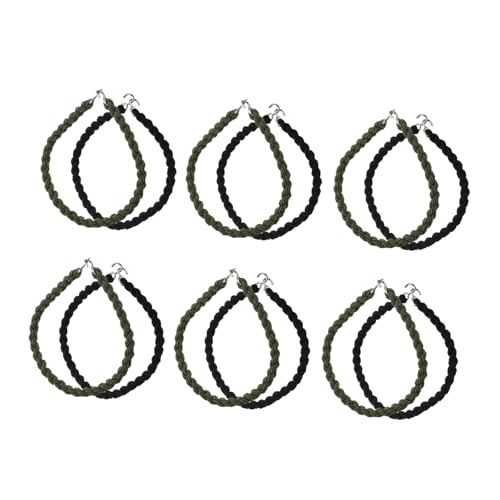 TOYANDONA 12 Stück Teiliges Elastische Boot Straps mit Metallhaken Verstellbare Beinbänder für Herren und Damen Sichere Passform für Outdoor Wandern Klettern Radfahren und Camping von TOYANDONA