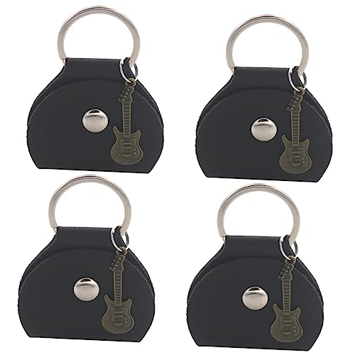 TOYANDONA 12stücke Guitar Pick Organizer Tasche Aus Pu Teiliges Mit Praktischen Schlüsselanhängern Für Gitarristen Und Musiker Passend Für Saiteninstrumente von TOYANDONA