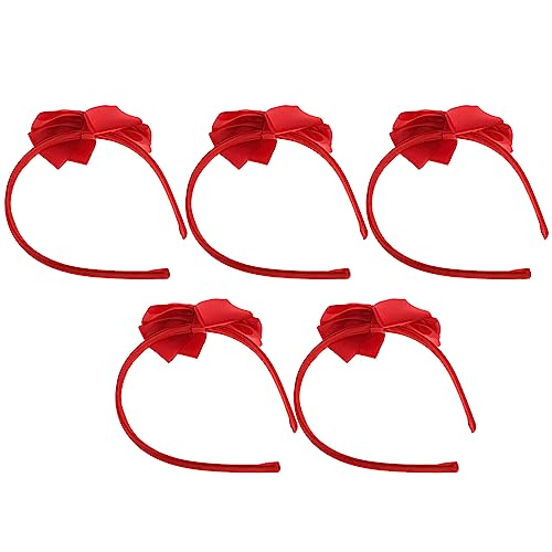 TOYANDONA 15 Stk Schleife Stirnband Bowknot-design-kopf-dekor Geknotete Schleifenstirnbänder Kopfschmuck Für Partygirls Kind Geripptes Stirnband Aus Polyester Gerippter Gürtel Krawatte von TOYANDONA