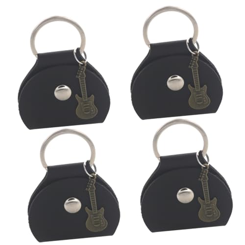 TOYANDONA 16 STK Tasche Für Gitarrenpicks Schlag Für Gitarrenplektrum Gitarren-schlüsselanhänger Plektrumkoffer Halter Für Gitarrenpicks Plektrenhalter Pu Kind Einzigartig Instrument von TOYANDONA