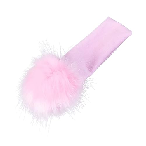 TOYANDONA 1Stk Pelzknäuel-Stirnband weihnachtsdeko Süss Kopfbedeckung Zubehör Haarball Baby Haarschmuck Baumwolle von TOYANDONA