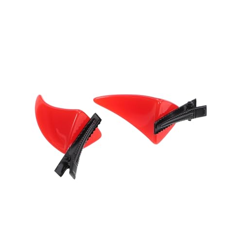 TOYANDONA 1paar Halloween Teufelshorn Haarklammer Für Frauen Haaraccessoires Für Halloween-partys Foto-requisiten Einfach Zu Tragen Und Geeignet Für Haartypen von TOYANDONA