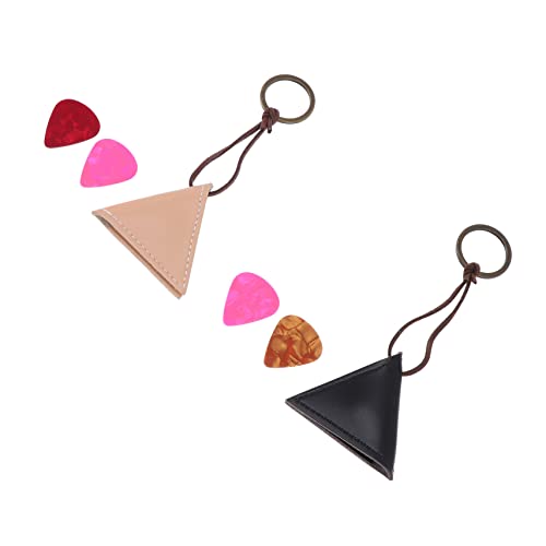 TOYANDONA 1satz Gitarren Organizer Teiliges Plectrum Aufbewahrungstasche Mit Zufälligen Picks Gelb Und Schwarz Geeignet Für Akustik Gitarre Ukulele Langlebig Und von TOYANDONA