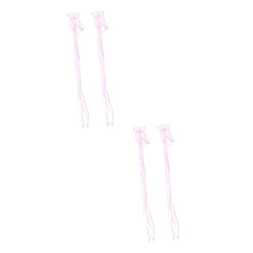 TOYANDONA 2 Paar Quaste Haarnadel rosa Haarspange Kinderfee Haarspange kinder haarspangen haarspange kinder Haarklammer japanische Haarnadel Haarspange für han-chinesische Kleidung Kimono von TOYANDONA