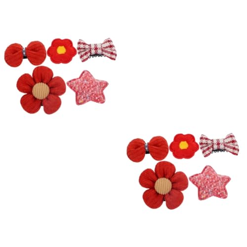 TOYANDONA 2 Sätze Mädchen Haarspange Haarspangen mit Schleifen für Babys Seite halloween haarschmuck kinder haarspangen Haarklammer Haarnadel Ponyclips für Haare Haarspangen für Damen Krone von TOYANDONA