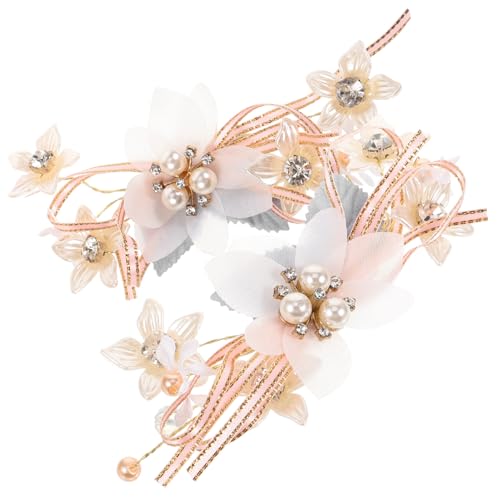 TOYANDONA 2 Stk Haarschmuck mit Blumen Haarspangen für Kinder hair accessories for kinder haarschmuck Tiara Haarklammer Haarspange für Kinder Dekorative Haarspange Prinzessin Haarnadel von TOYANDONA