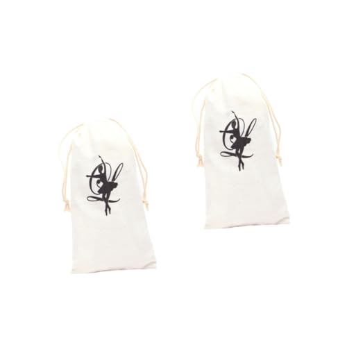 TOYANDONA 2 Stück Aufbewahrungstasche Für Tanzschuhe Tanztasche Ballettschuhe Mädchen Beutel Für Tanzschuhe Reisen Tragbare Schuhe Aufbewahrungsbeutel Schuhbeutel Segeltuch von TOYANDONA