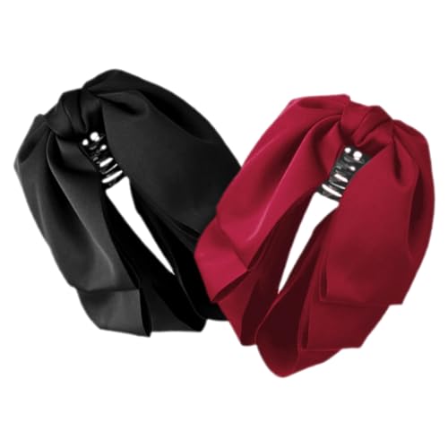 TOYANDONA 2stücke Haarschleifen-accessoires Für Damen Elegante Krallenklammer Mit Schleife Haltbarer Haarklammer Für Pferdeschwanzhalter Zeitlose Haarschmuck Für Jeden Anlass von TOYANDONA