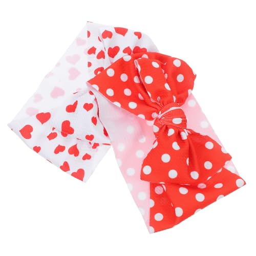 TOYANDONA 2 Stück Kinder Haarschmuck Stirnband Haarschmuck Haarband Für Babys Mädchen Haarschmuck Kopfschmuck Schleife Kopfbedeckung Stoff von TOYANDONA
