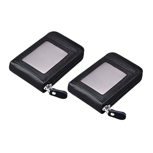 TOYANDONA 2 Stück Organkarteninhaber Brieftasche für Kartenetuis Kartenetui für Männer Kartenetui Herren Multi -Card -Brieftasche Visitenkartenhalter für Männer Rindsleder Schwarz TOYANDONA 2 Stück Organkarteninhaber Brieftasche für Kartenetuis Kartenetui für Männer Kartenetui Herren Multi -Card -Brieftasche Visitenkartenhalter für Männer Rindsleder Schwarz von TOYANDONA